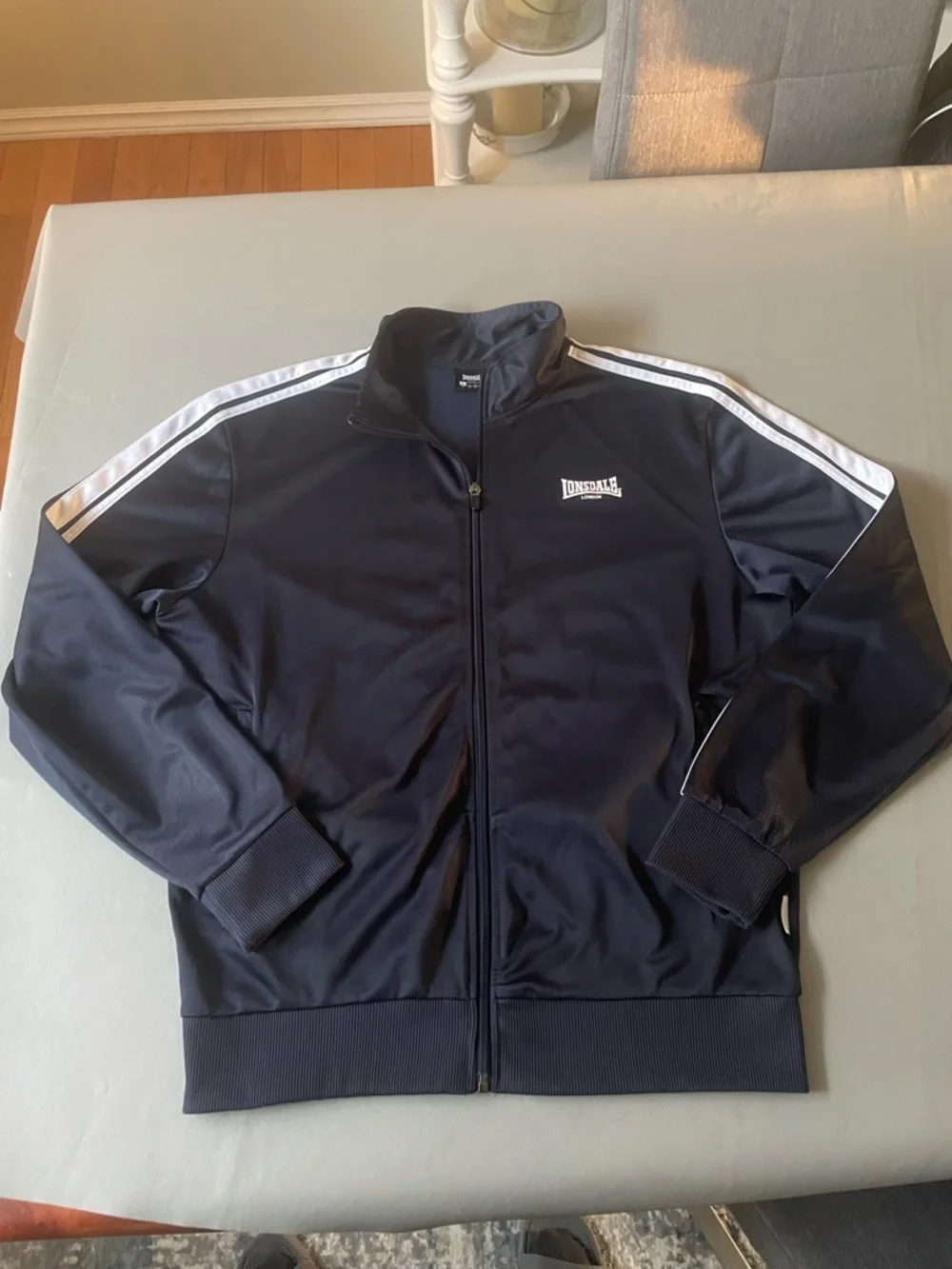 Lonsdale Men's Navy Track Jacket Size Large - Picture 2 of 6